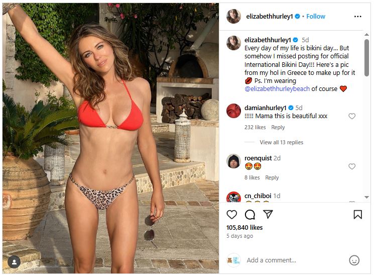 Elizabet Harli pozirala u bikiniju