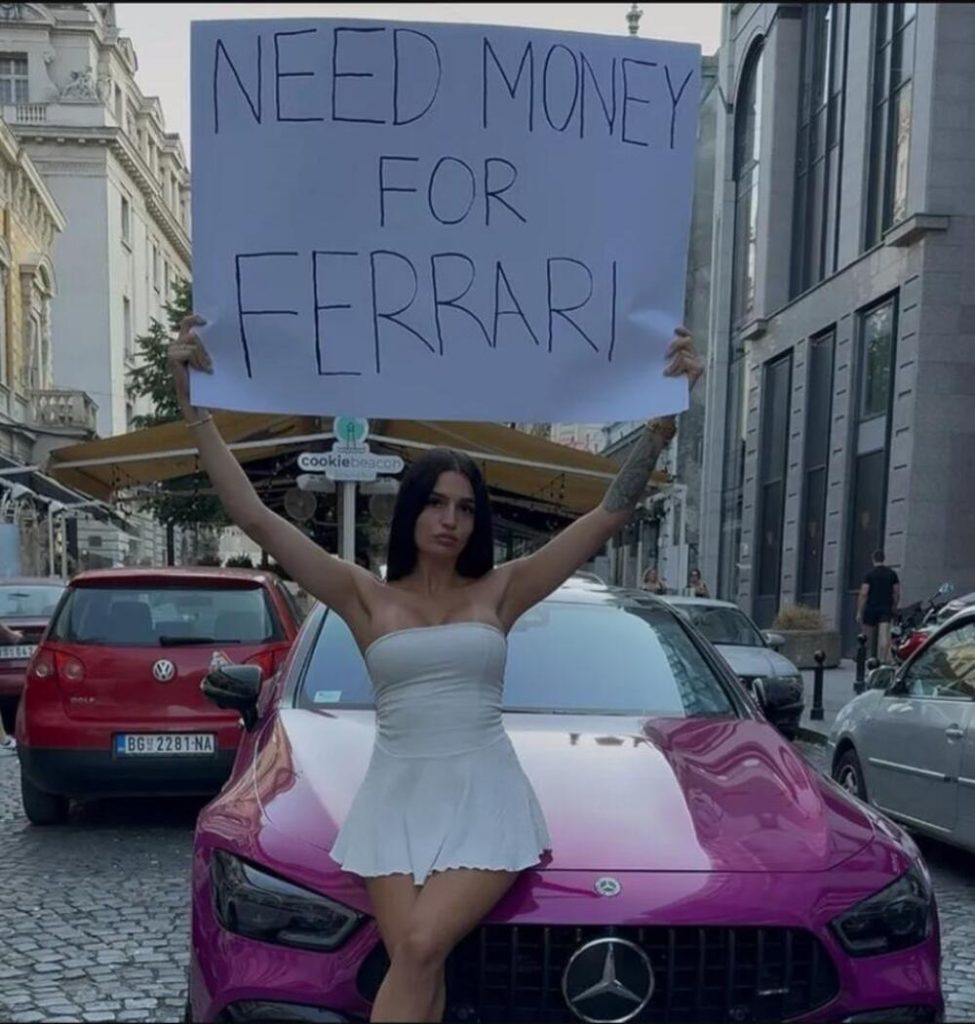 Tamara Bojanić traži pare za Ferrari
