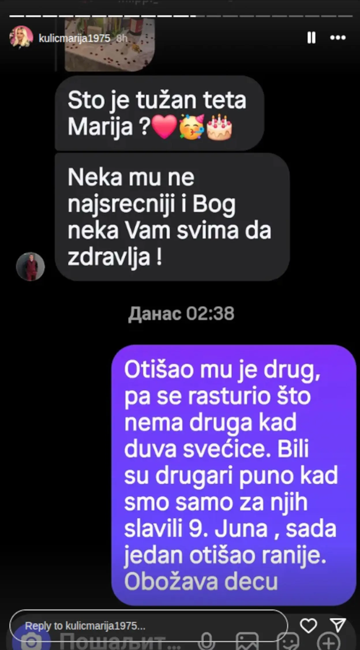 Rođendansko slavlje u suzama: Mali Željko rastužio sve prisutne, Marija odmah reagovala