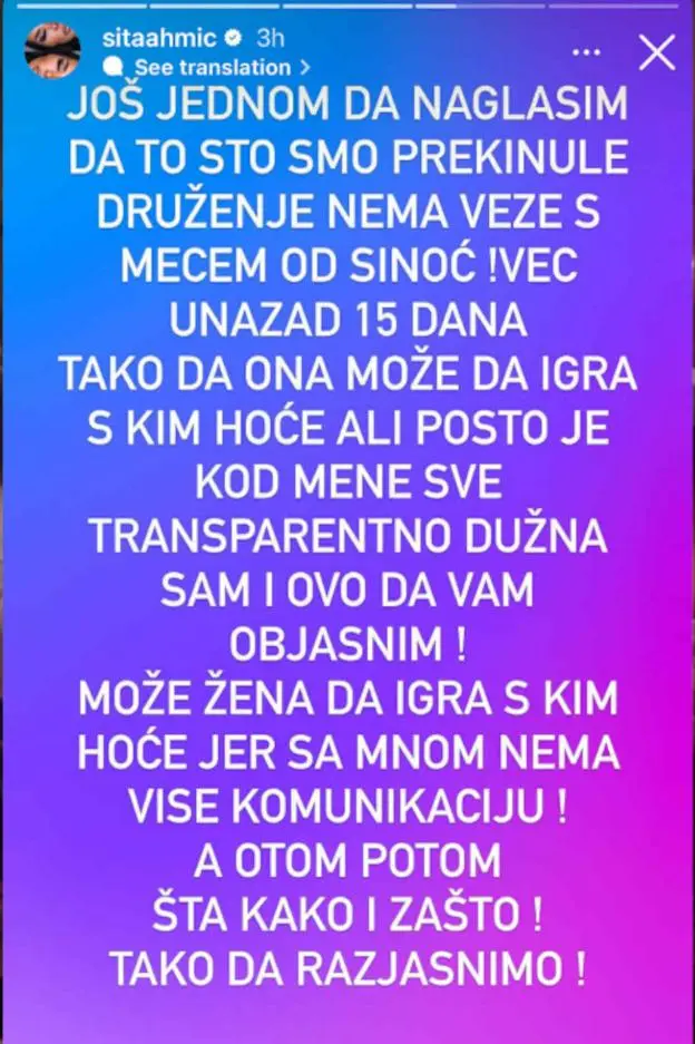 Pukla tikva! Sita Ahmić raskinula prijateljstvo za sva vremena: Anelina sestra se oglasila besna i razočarana