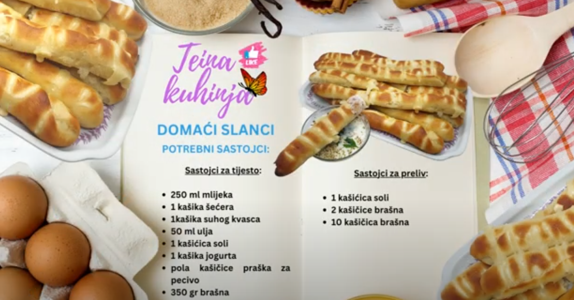 Domaći slanci – recept koji vraća miris djetinjstva