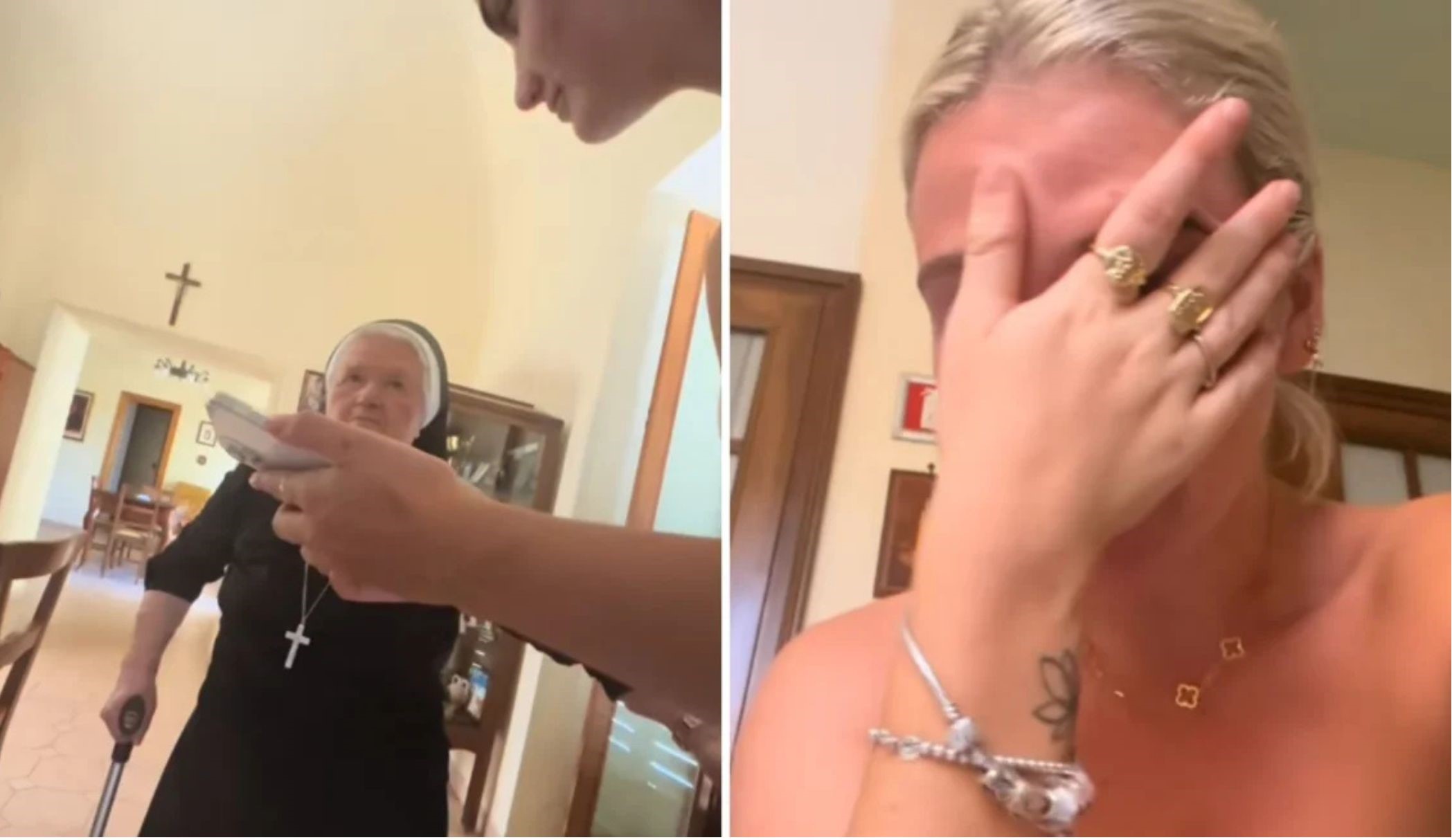 (VIDEO) Djevojke greškom rezervisale samostan umjesto apartmana u Italiji – snimak postao hit