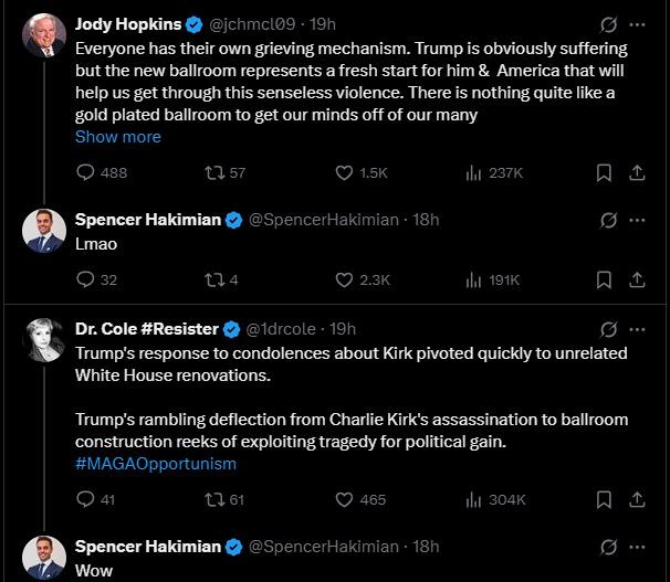 (VIDEO) Tramp šokirao izjavom nakon ubistva Čarlija Kirka: „On je mrtav, ali dvorana će biti prelijepa!“