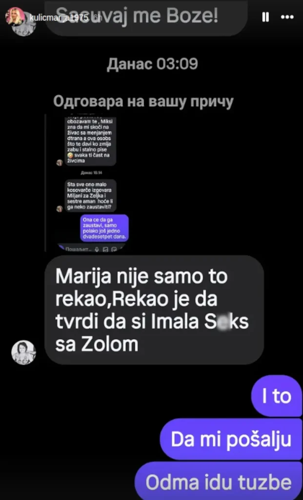 Sljedi obračun: Marija Kulić podiže tužbe – “On će najviše platiti za svoje reči!”