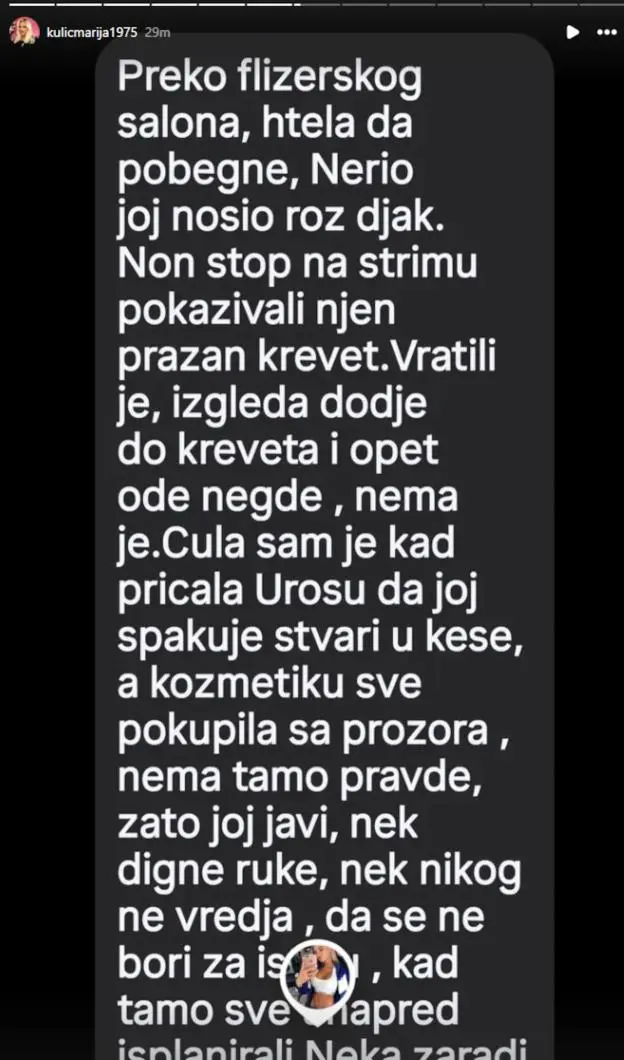 Drama u Šimanovcima!Miljana Kulić pokušala da Pobjegne usred noći?! Marija sve otkrila — roze džak, prazan krevet i tajni plan bijega