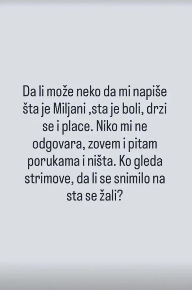 Drama u porodici Kulić: Marija moli fanove za informacije o Miljani!