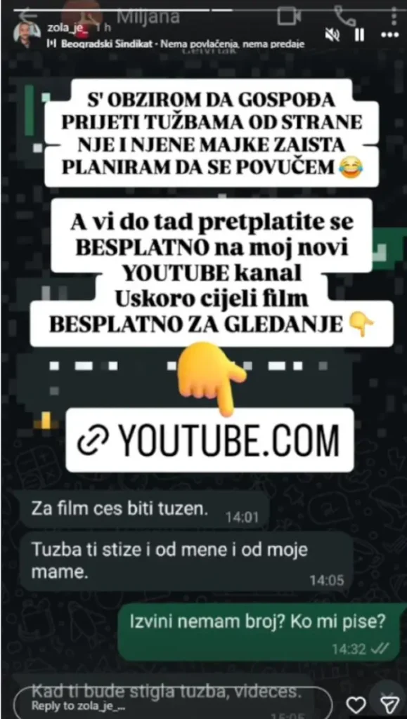 Tužba stiže i od mene i od mame“ – Miljana Kulić zapalila mreže nakon izlaska iz rijalitija