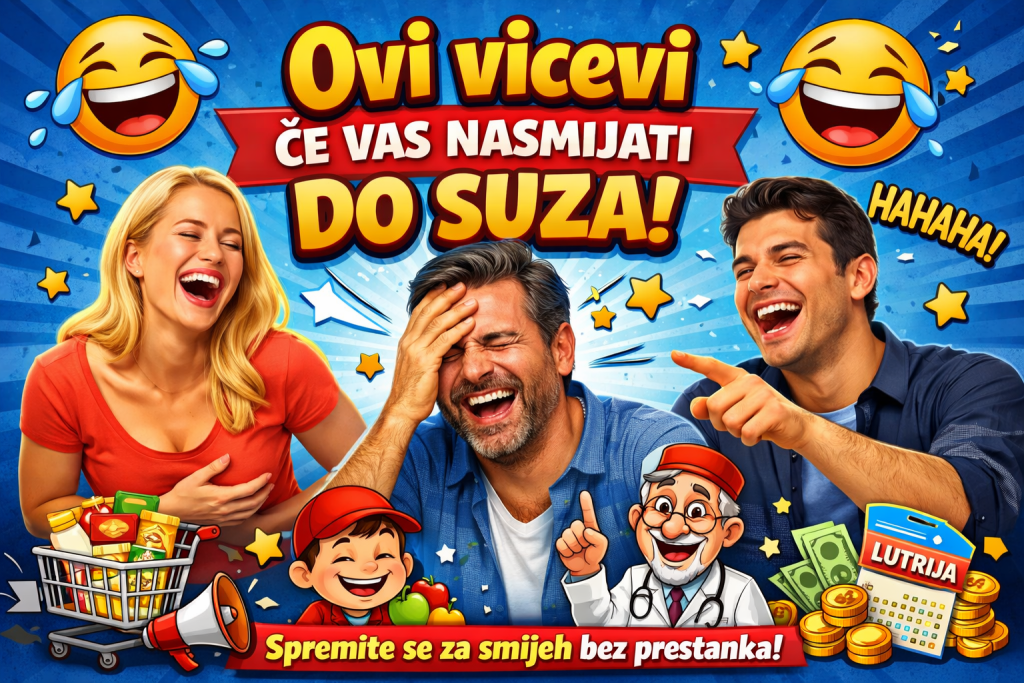 Ovi vicevi će vas nasmijati do suza – spremite se za smijeh bez prestanka