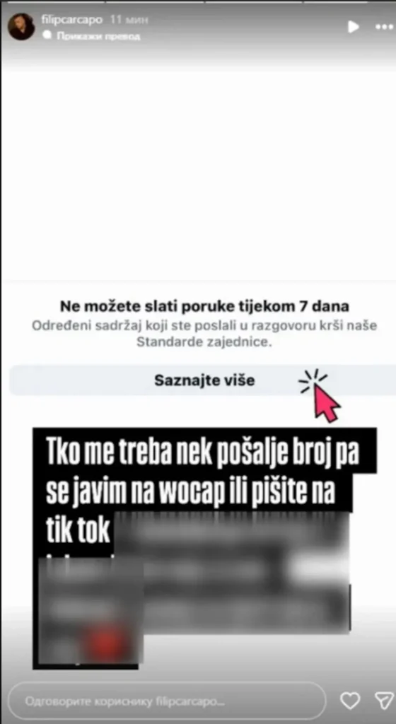 FILIP CAR U PROBLEMU: NAKON ZABRANE, hitno se oglasio  i poručio fanovima!