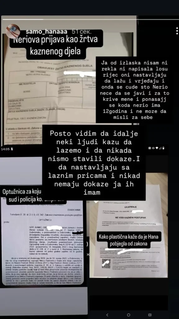 Hana Duvnjak objavila sudske dokumente i javno odgovorila Siti Ahmić: "Ja imam dokaze!"