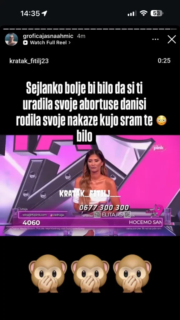 Sukob eskalirao nakon emisije: Grofica prozvala Asminove roditelje pa podržala Maju, društvene mreže gore od komentara