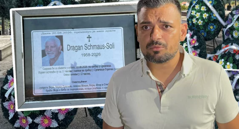 POTRESNE SCENE NA SAHRANI! Bora Santana slomljen zbog smrti oca Dragana