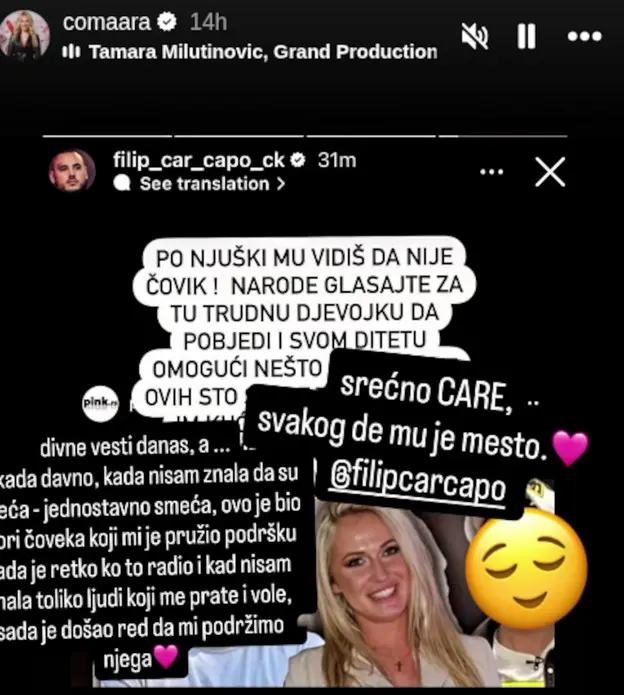 Milica Veličković prekinula šutnju nakon potvrde da Filip Car ulazi u Elitu 10! Njene riječi svi komentarišu
