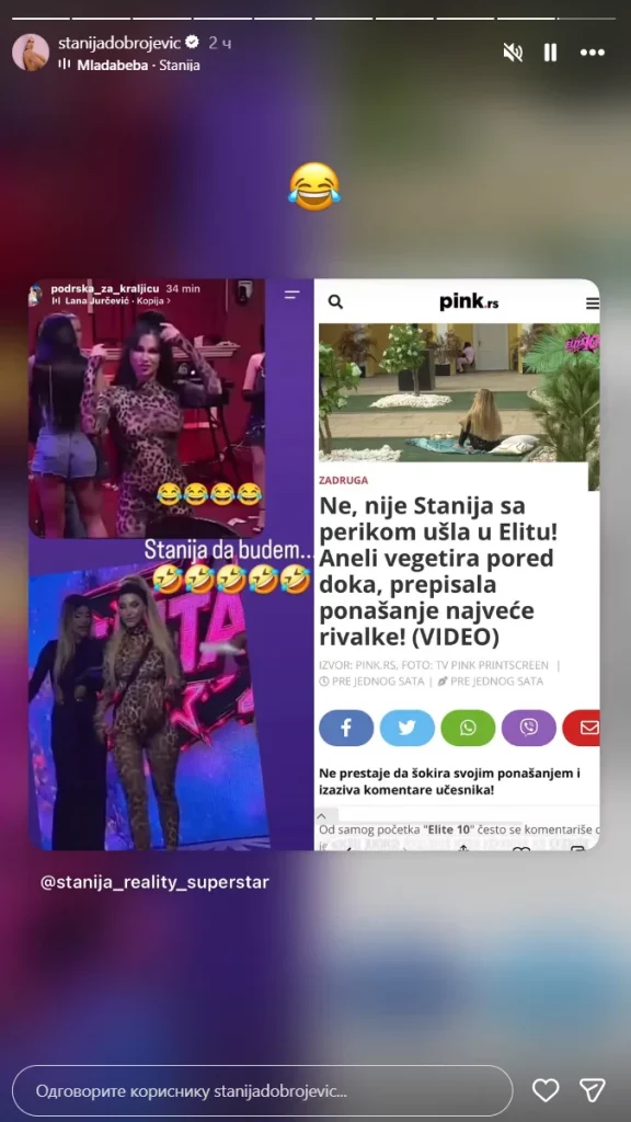 STANIJA ISMEJALA ANELI? Pobednica Elite 9 reagovala na stajling Ahmićeve, jedan detalj pokrenuo lavinu komentara