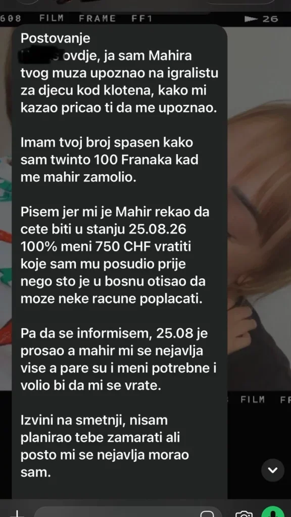MAHIR U CENTRU NOVOG HAOSA! Procurila poruka koju je poslao supruzi pred „Elitu 10“, a danas želi da oženi Slađanu: Stigle i poruke o navodnom dugu! (FOTO)