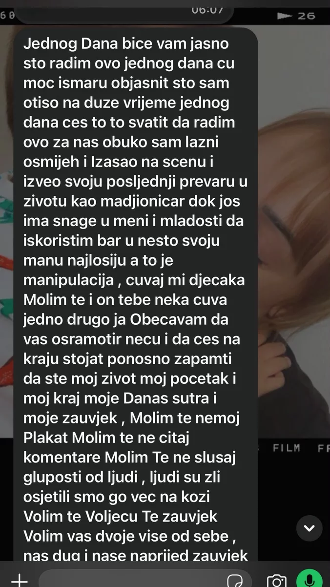 MAHIR U CENTRU NOVOG HAOSA! Procurila poruka koju je poslao supruzi pred „Elitu 10“, a danas želi da oženi Slađanu: Stigle i poruke o navodnom dugu! (FOTO)