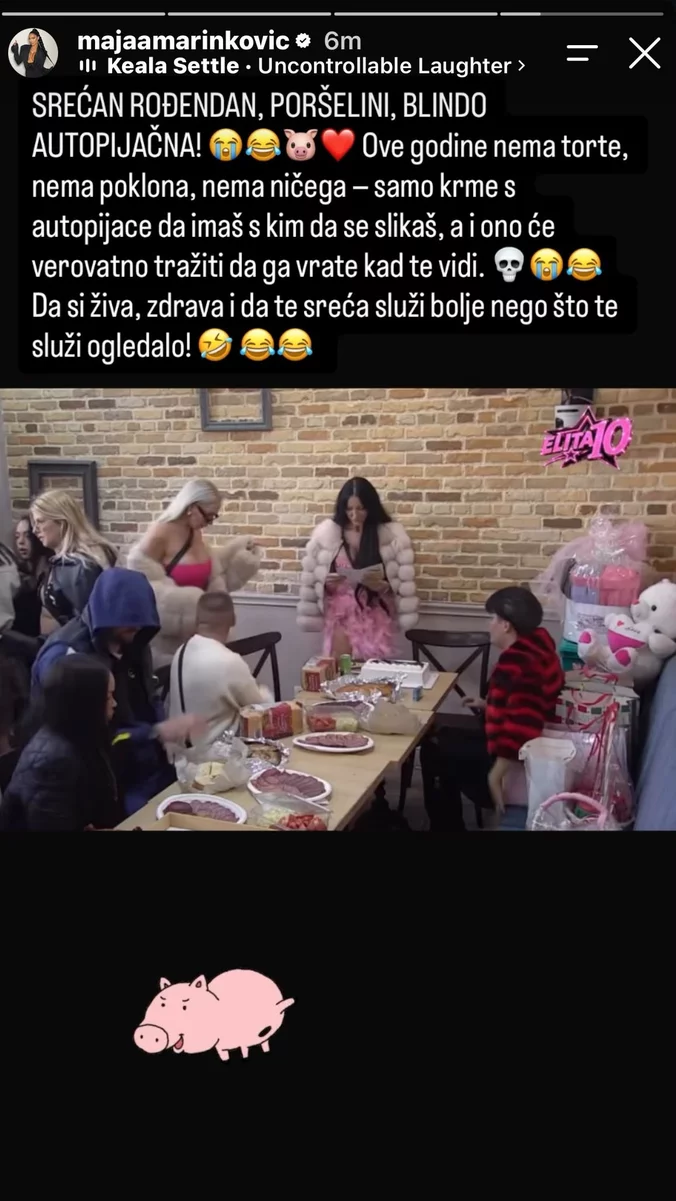 ŠOK ČESTITKA ZA SLAĐU PORŠELINU! Maja Marinković je javno isprozivala, a riječi koje joj je uputila odjekuju