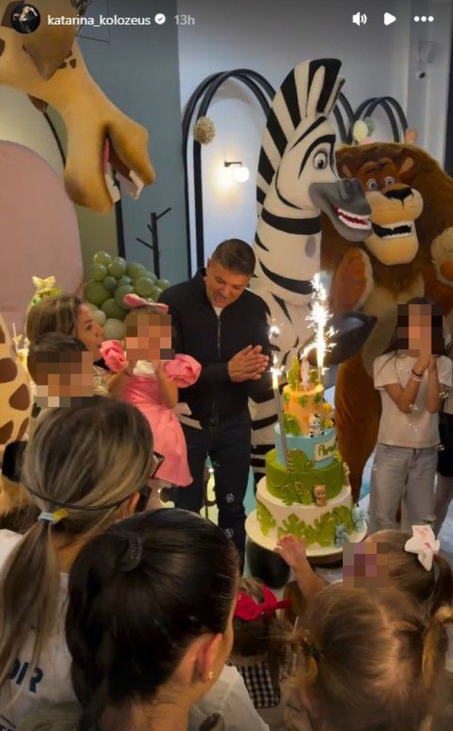 NADICA ADEMOV NAPRAVILA SPEKTAKL ZA SINOV ROĐENDAN! Amel uživao u pravoj džungli, pogledajte kako je izgledala proslava