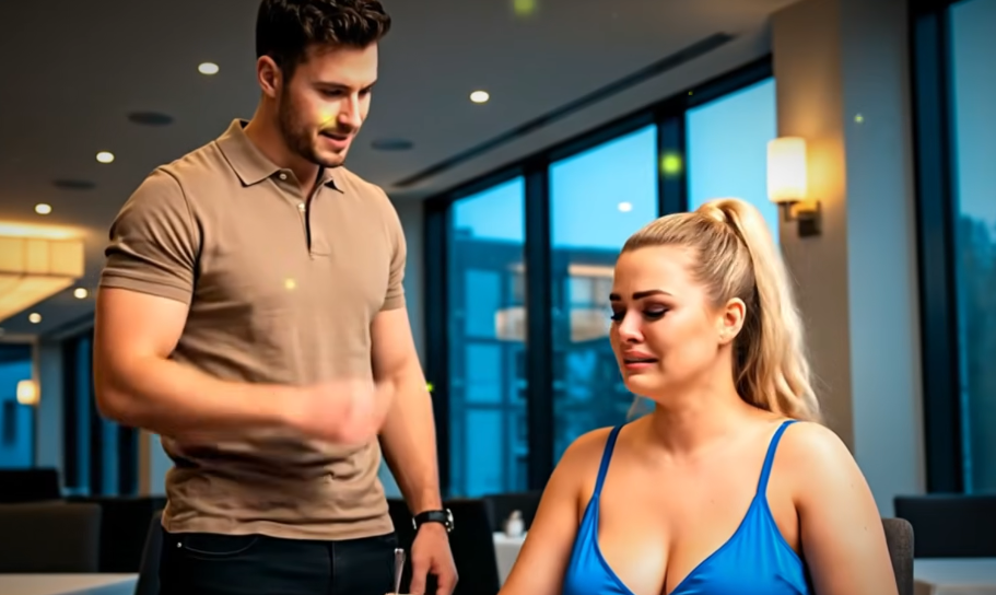 ODBIO JU JE ZBOG VIŠKA KILOGRAMA, A ONDA SE DOGODILO NEŠTO ŠTO NIJE OČEKIVALA! Samohrani otac prišao joj dok je plakala za stolom