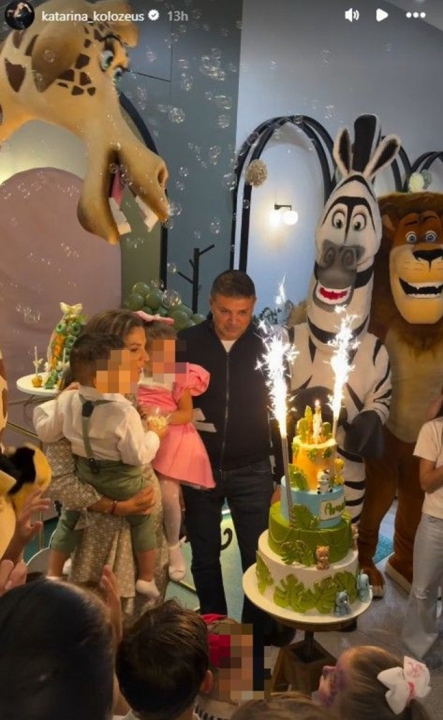 NADICA ADEMOV NAPRAVILA SPEKTAKL ZA SINOV ROĐENDAN! Amel uživao u pravoj džungli, pogledajte kako je izgledala proslava