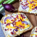 Flammkuchen-Toast, einfach und schnell