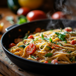 One-Pot-Pasta mit Gemüse