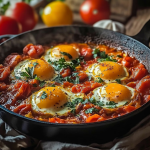 Shakshuka mit frischen Tomaten