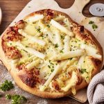 Spargel-Pizza