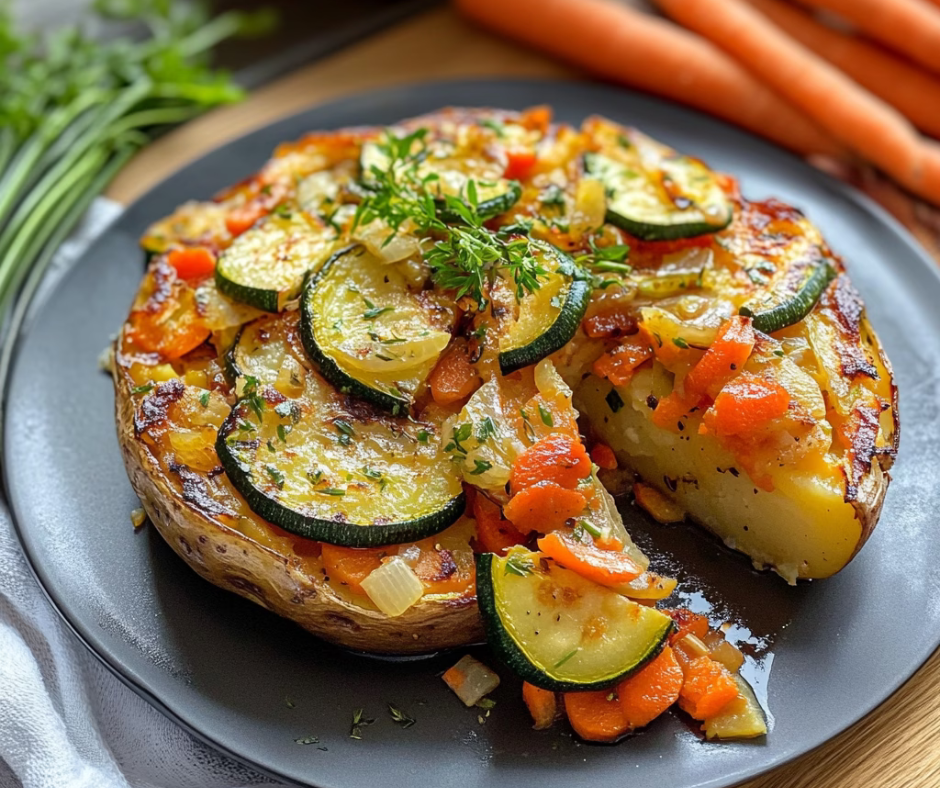 Kartoffelauflauf mit Zucchini