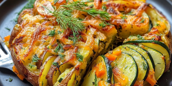 Kartoffelauflauf mit Zucchini