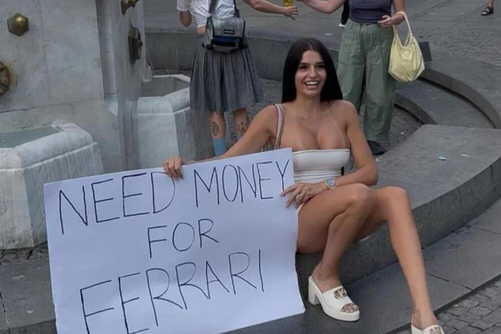 Tamara Bojanić traži pare za Ferrari