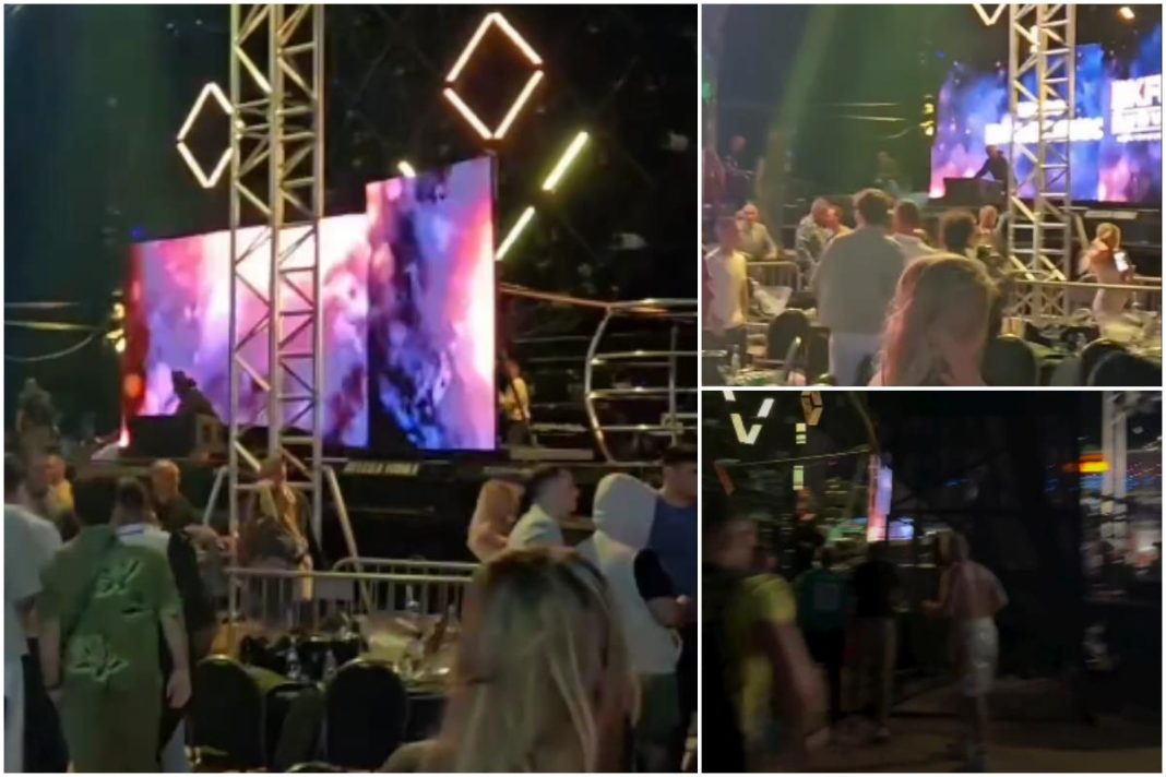 Haos u Budvi: Led ekran pao na posjetitelja, jedna osoba teško povrijeđena