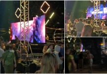 Haos u Budvi: Led ekran pao na posjetitelje, jedna osoba teško povrijeđena Haos u Budvi: Led ekran pao na posjetitelja, jedna osoba teško povrijeđena