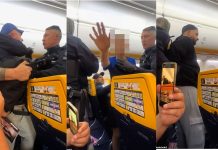 (VIDEO) Drama na nebu: Let Ryanaira završio prinudnim slijetanjem zbog pijane grupe. Drama na nebu: Let Ryanaira završio prinudnim slijetanjem zbog pijane grupe.