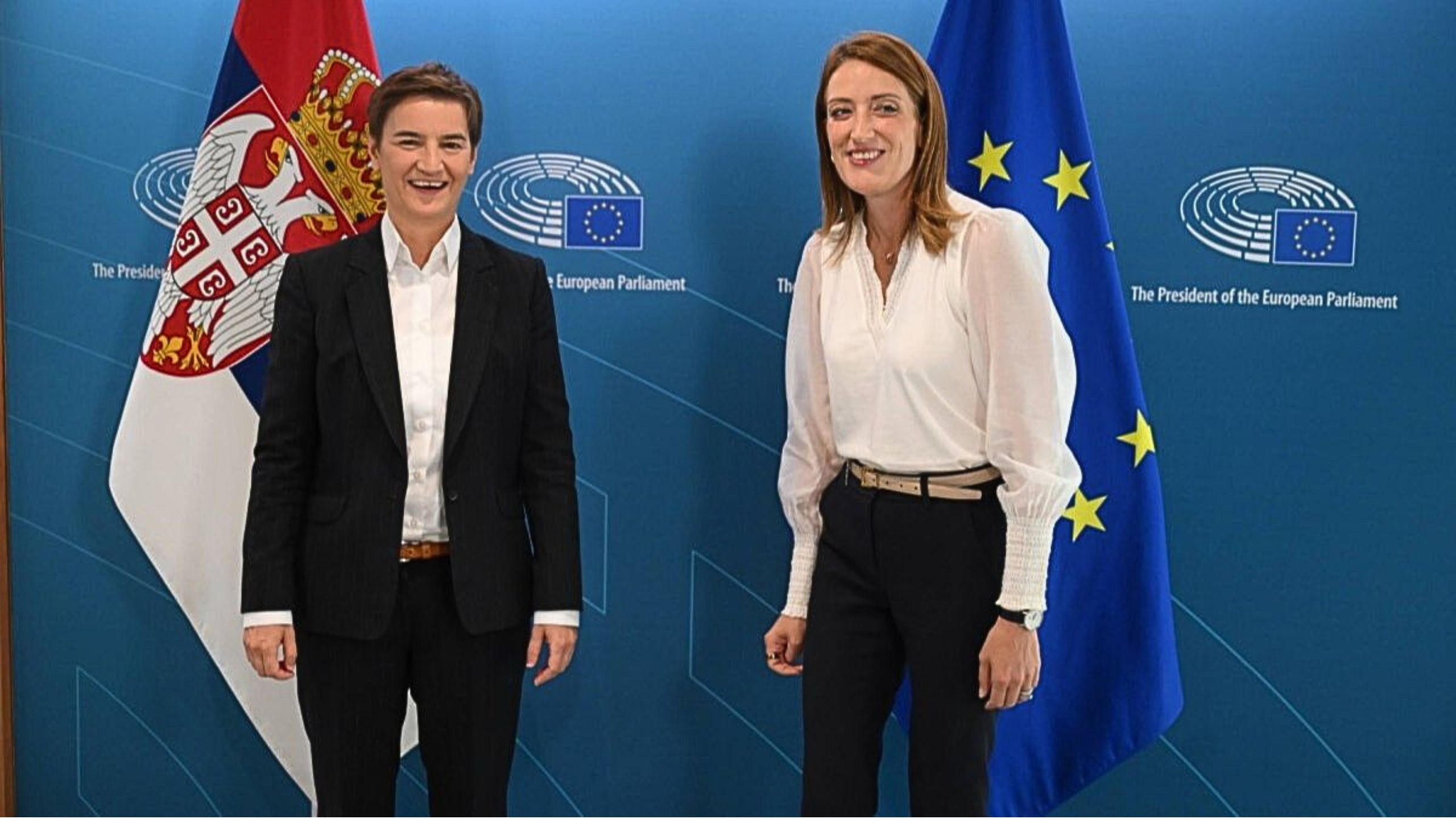 Oprosti, nisam znala da si ovdje Neočekivana scena između Brnabić i predsjednice EP-a... Oprosti, nisam znala da si ovdje: Neočekivana scena između Brnabić i predsjednice EP-a...