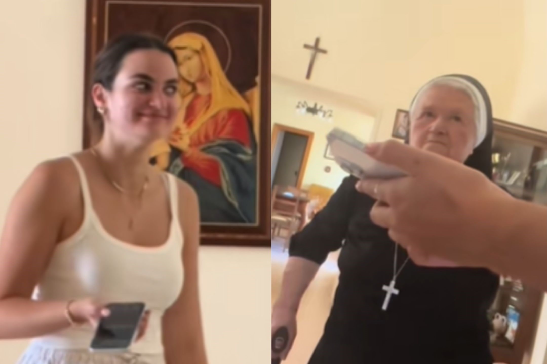 (VIDEO) Djevojke greškom rezervisale samostan umjesto apartmana u Italiji – snimak postao hit (1) (VIDEO) Djevojke greškom rezervisale samostan umjesto apartmana u Italiji – snimak postao hit