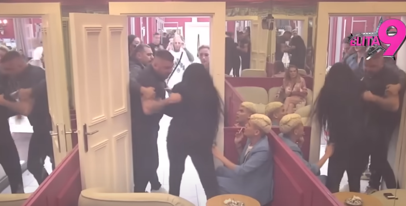 OBEZBJEĐENJE U PANICI! Asmin poludio u “Eliti 9”, nasrnuo na Uroša – Bela kuća u haosu! OBEZBJEĐENJE U PANICI! Asmin poludio u “Eliti 9”, nasrnuo na Uroša – Bela kuća u haosu!