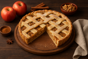 Sočna pita s jabukama, cimetom i vanilom