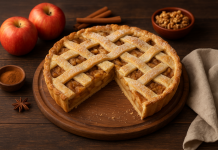 Sočna pita s jabukama, cimetom i vanilom Sočna pita s jabukama, cimetom i vanilom