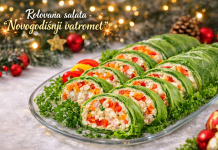 Rolovana salata „Novogodišnji vatromet“ donosi šareni spektakl na prazničnu trpezu. Rolovana salata „Novogodišnji vatromet“ donosi šareni spektakl na