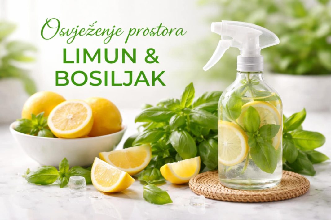 Limun i bosiljak: Prirodni trik koji osvježava i čisti vaš dom