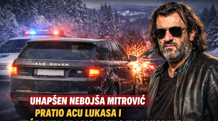 Uhapšen Nebojša Mitrović: Pratio Acu Lukasa i više puta udario njegov automobil tokom vožnje Uhapšen Nebojša Mitrović: Pratio Acu Lukasa i više puta udario njegov automobil tokom vožnje
