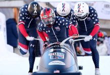 Horor na ledu u St. Moritzu: Američki bobista jurio 120 km/h potpuno sam nakon odustajanja trojice kolega.(VIDEO) Horor na ledu u St. Moritzu: Američki bobista jurio 120 km/h potpuno sam nakon odustajanja trojice kolega.(VIDEO)