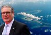 “Veliki idiotizam Londona”: Trump uzeo Chagos kao dokaz da SAD mora preuzeti Grenland Ostrvo Diego Garcia u Indijskom okeanu snimljeno iz zraka