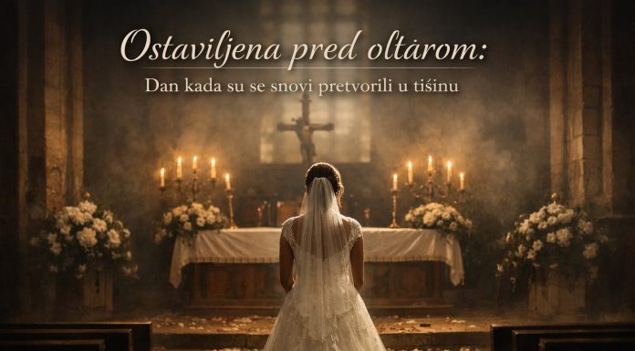 Ostavljena pred oltarom: Dan kada su se snovi pretvorili u tišinu Ostavljena pred oltarom: Dan kada su se snovi pretvorili u tišinu