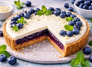 Osvježavajući tart sa borovnicama koji osvaja izgledom i ukusom Osvježavajući tart sa borovnicama koji osvaja izgledom i ukusom