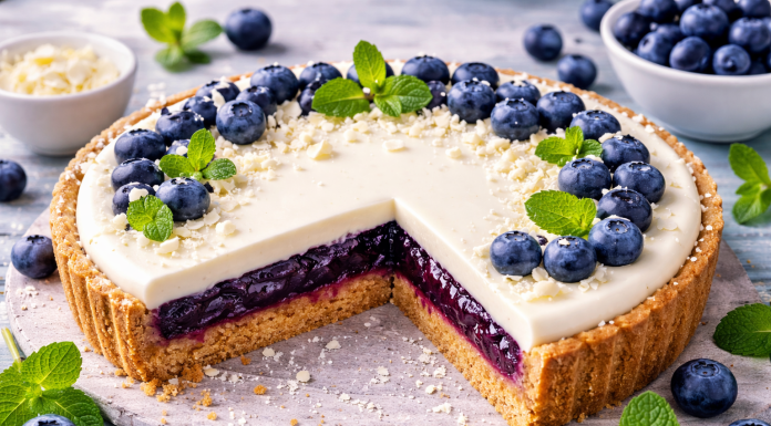 Osvježavajući tart sa borovnicama koji osvaja izgledom i ukusom Osvježavajući tart sa borovnicama koji osvaja izgledom i ukusom