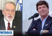 Skandalozna izjava ambasadora SAD: Izrael ima „biblijsko pravo“ na cijeli Bliski istok Mike Huckabee i Tucker Carlson u studiju tokom žustre rasprave