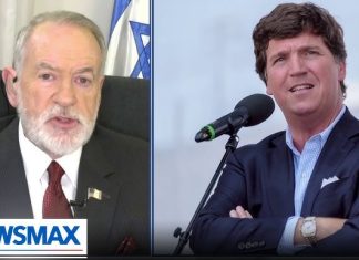 Skandalozna izjava ambasadora SAD: Izrael ima „biblijsko pravo“ na cijeli Bliski istok Mike Huckabee i Tucker Carlson u studiju tokom žustre rasprave