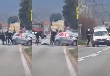 Brutalan napad u Mostaru: Maskirani napadači presreli vozača i zapalili automobil..(VIDEO)